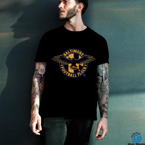 Official Baltimore Football Flock T Shirt