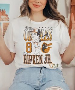 Official Baltimore Orioles Cal Ripken Jr. Caricature Baseball Shirt