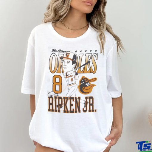 Official Baltimore Orioles Cal Ripken Jr. Caricature Baseball Shirt