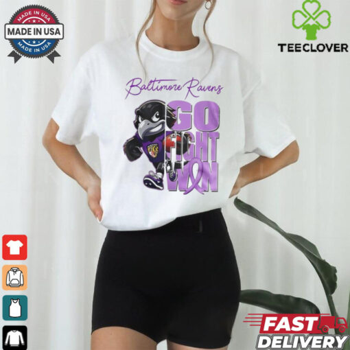 Official Baltimore Ravens Tackle Pancreatic Cancer Go Fight Win Shirt
