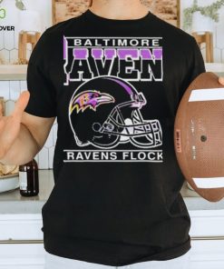 Official Baltimore ravens flock helmet shirt