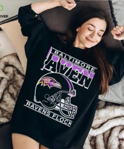 Official Baltimore ravens flock helmet hoodie, sweater, longsleeve, shirt v-neck, t-shirt