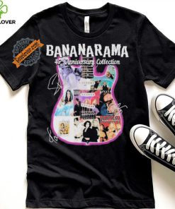 Official Bananarama 45th Anniversary Collection Signatures shirt
