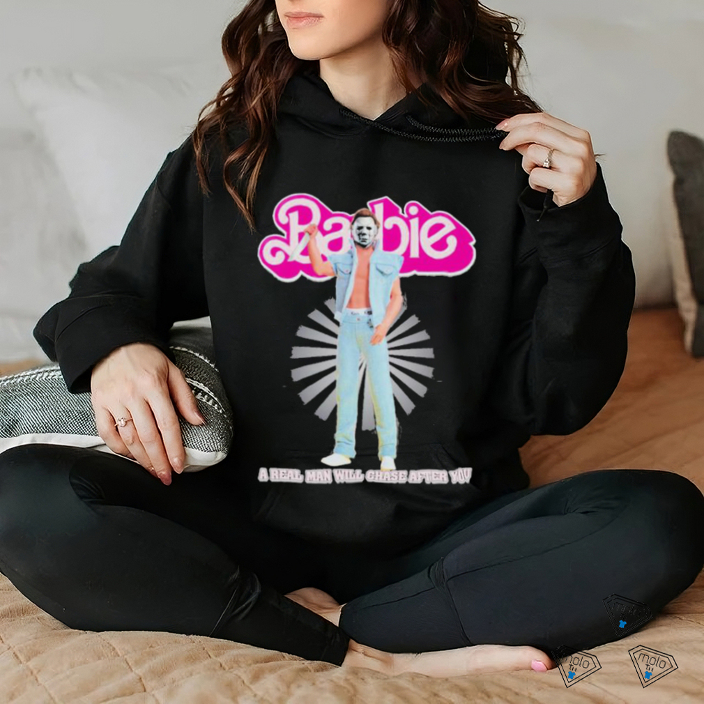 Official Barbie A Real Man Will Chase After You Halloween Is Coming 2023 Unisex T Shirt Official Barbie A Real Man Will Chase After You Halloween Is Coming 2023 Unisex T Shirt