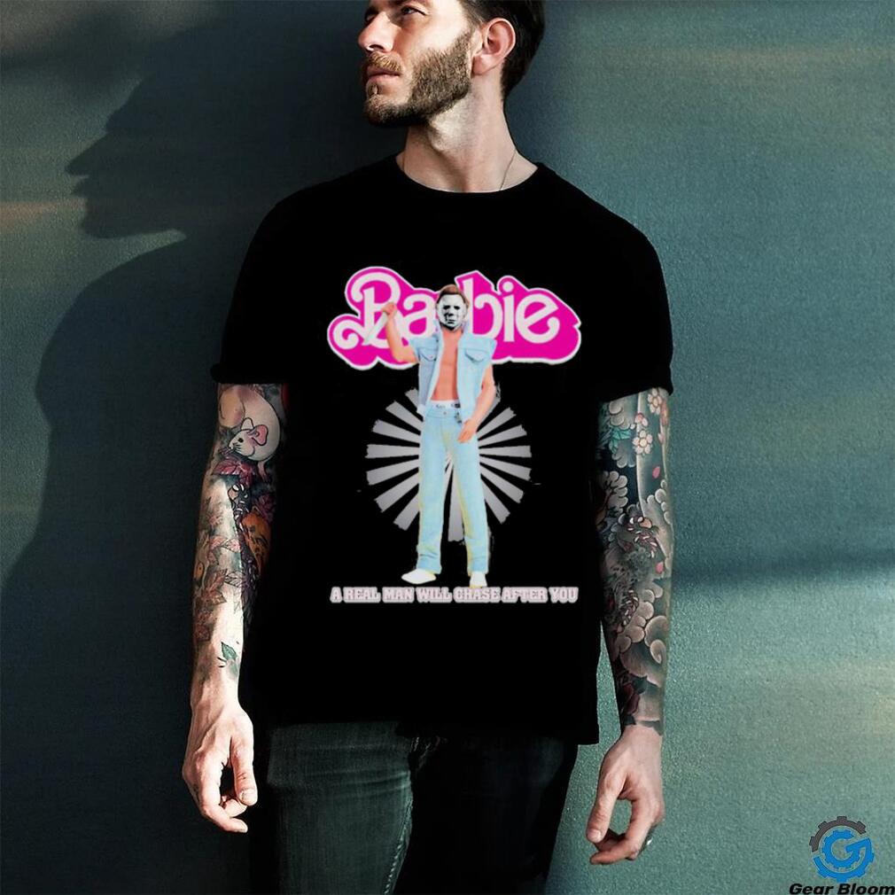 Official Barbie A Real Man Will Chase After You Halloween Is Coming 2023 Unisex T Shirt Official Barbie A Real Man Will Chase After You Halloween Is Coming 2023 Unisex T Shirt
