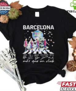 Official Barcelona FC 2024 Christmas Mes Que Un Club T Shirt