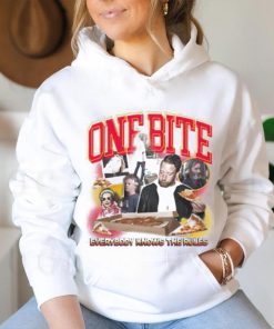 Official Barstool Sports Store Dave Portnoy One Bite Everyone Knows The Rules Shirt