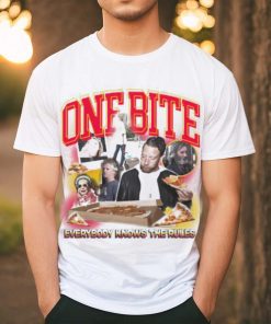 Official Barstool Sports Store Dave Portnoy One Bite Everyone Knows The Rules Shirt