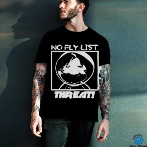 Official Bastard Jumpscare No Fly List Threat Black Shirt