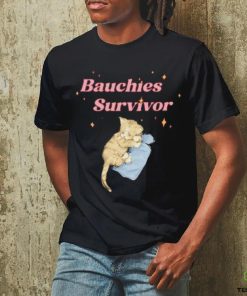 Official Bauchies Survivor Cat T Shirt 3 Official Bauchies Survivor Cat T Shirt