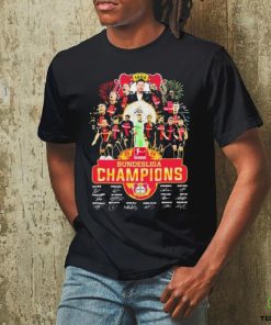 Official Bayer Leverkusen Team Bundesliga Champions 2024 Signatures Shirt