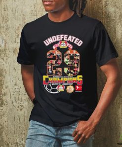 Official Bayer Leverkusen Undefeated 29 0 Bundesliga Champions 2024 signatures Shirt