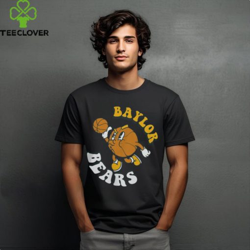 Official Baylor Bears Comfort Colors Basketball Logo Tee Shirt