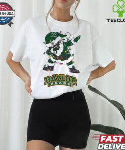 Official Baylor Bears Dabbing Santa Claus Ugly Christmas Light shirt
