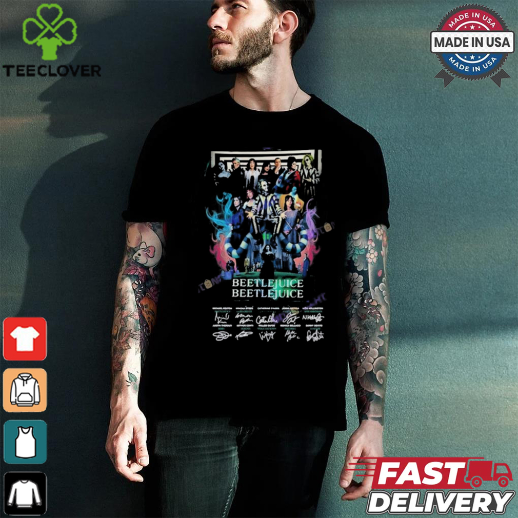 Official Beetlejuice Beetlejuice Signature Unisex T Shirt Official Beetlejuice Beetlejuice Signature Unisex T Shirt