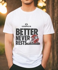 Official Better never rests Georgia Bulldogs Football T hoodie, sweater, longsleeve, shirt v-neck, t-shirt