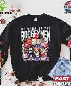 Official Beware Of The Boogeymen Halloween Characters T Shirt