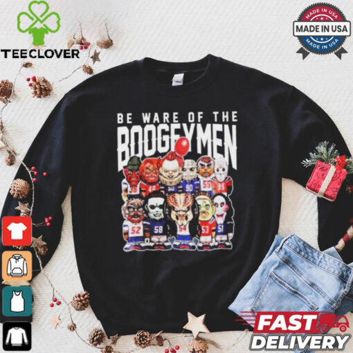 Official Beware Of The Boogeymen Halloween Characters T Shirt