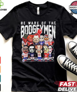 Official Beware Of The Boogeymen Halloween Characters T Shirt