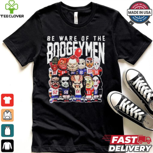 Official Beware Of The Boogeymen Halloween Characters T Shirt