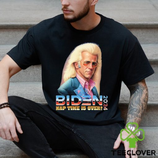 Official Biden 2024 Nap Time Is Over hoodie, sweater, longsleeve, shirt v-neck, t-shirt