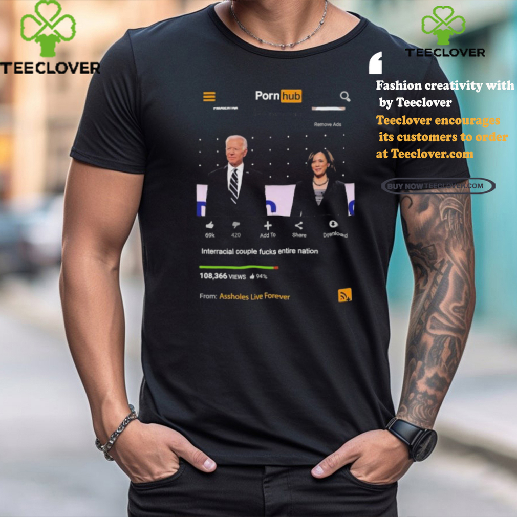 Official Biden Harris Interracial Couple Fucks Nation shirt Official Biden Harris Interracial Couple Fucks Nation shirt