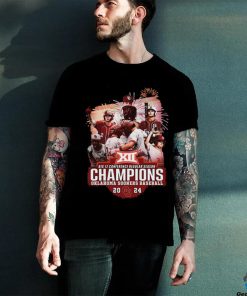 Official Big 12 Conference Regular Season Champions Okalahoma Sooners Baseball 2024 T Shirt