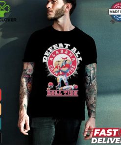 Official Big Al Defeated All Roll Tide Alabama Crimson Tide Shirt