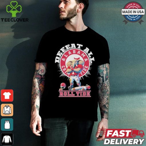 Official Big Al Defeated All Roll Tide Alabama Crimson Tide Shirt