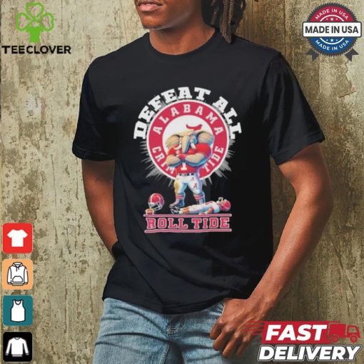 Official Big Al Defeated All Roll Tide Alabama Crimson Tide Shirt