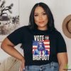 Official Bigfoot For President Election Vote Sasquatch American flag 2024 hoodie, sweater, longsleeve, shirt v-neck, t-shirt