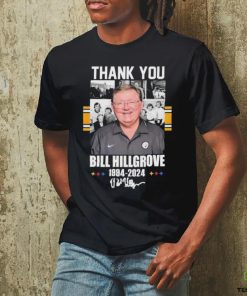 Official Bill Hillgrove 1994 2024 Pittsburgh Steelers Thank You signature shirt