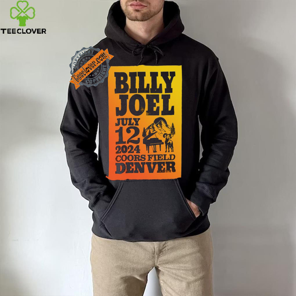 Official Billy Joel 7 12 24 Denver Event Poster Shirt Official Billy Joel 7 12 24 Denver Event Poster Shirt