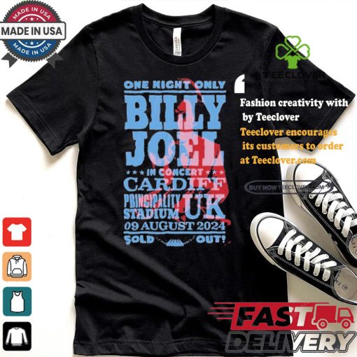Official Billy Joel Principality Stadium, Cardiff, Uk Aug 09, 2024 Shirt