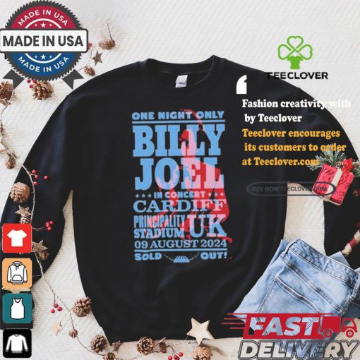 Official Billy Joel Principality Stadium, Cardiff, Uk Aug 09, 2024 Shirt