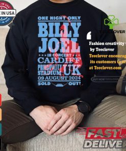 Official Billy Joel Principality Stadium, Cardiff, Uk Aug 09, 2024 Shirt