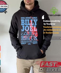 Official Billy Joel Principality Stadium, Cardiff, Uk Aug 09, 2024 Shirt