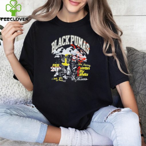 Official Black pumas austin city limits february 20 2024 shirt