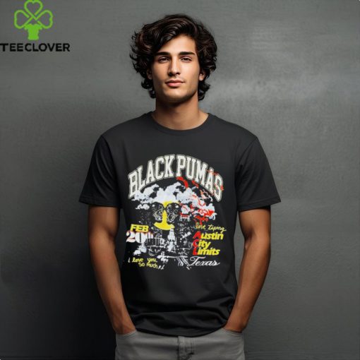 Official Black pumas austin city limits february 20 2024 shirt