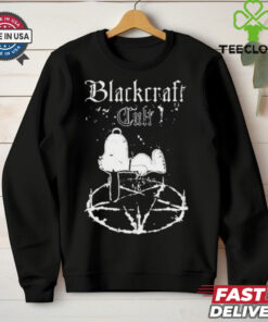 Official Blackcraft Cult Happiness Is A Warm Puppy Snoopy t shirt