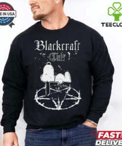Official Blackcraft Cult Happiness Is A Warm Puppy Snoopy t shirt