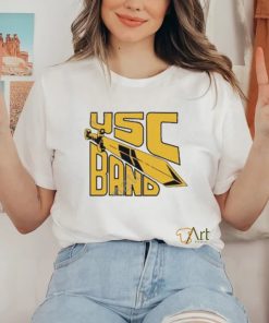 Official Bleacher Report Olivia Rodrigo Wearing Usc Trojans Marching Band Russell Athletic Shirt