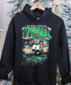 Official Bleed Green The Tank Hollis Thomas Eagles Signature Shirt