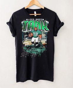 Official Bleed Green The Tank Hollis Thomas Eagles Signature Shirt