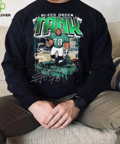 Official Bleed Green The Tank Hollis Thomas Eagles Signature Shirt