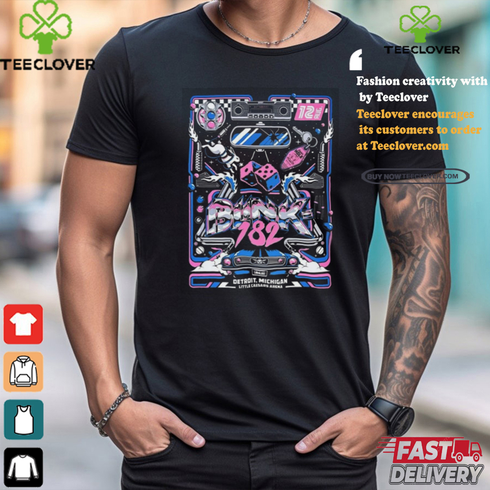 Official Blink 182 Aug 12 2024 The Little Caesars Arena In Detroit MI Poster Shirt Official Blink 182 Aug 12 2024 The Little Caesars Arena In Detroit MI Poster Shirt