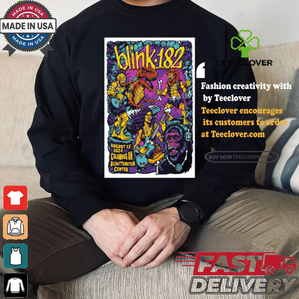 Official Blink 182 Aug 13 2024 Schottenstein Center In Columbus OH Poster T Shirt Official Blink 182 Aug 13 2024 Schottenstein Center In Columbus OH Poster T Shirt