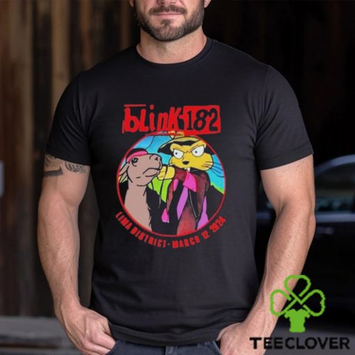 Official Blink 182 March 12 2024 Lima District Shirt