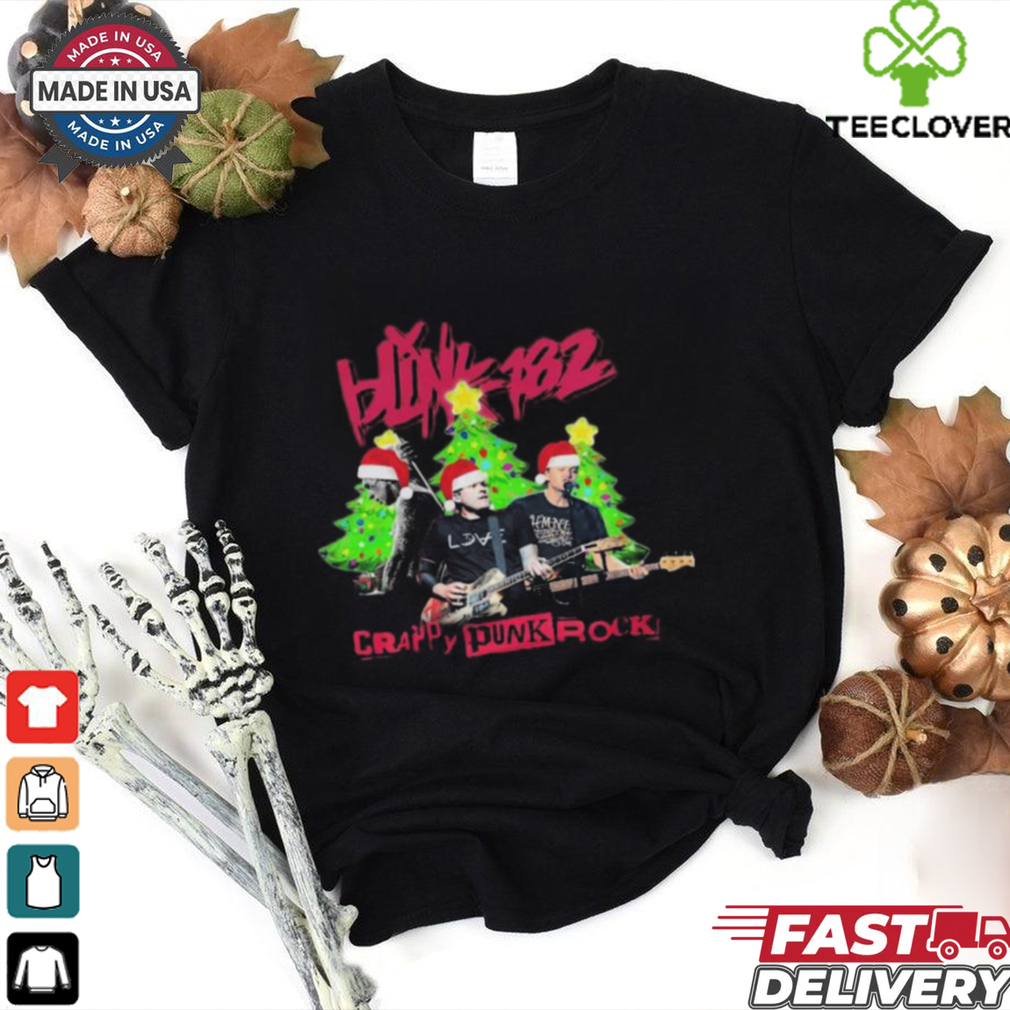 Official Blink 182 Merry Christmas Crappy Punk Rock 2024 Shirt Official Blink 182 Merry Christmas Crappy Punk Rock 2024 Shirt