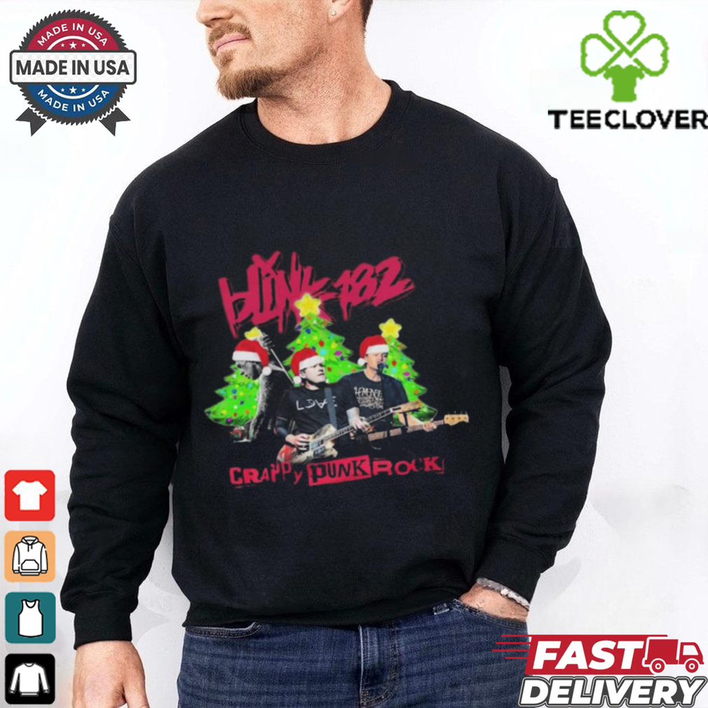Official Blink 182 Merry Christmas Crappy Punk Rock 2024 Shirt Official Blink 182 Merry Christmas Crappy Punk Rock 2024 Shirt